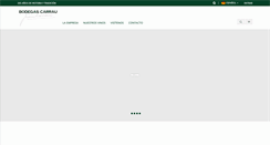 Desktop Screenshot of bodegascarrau.com